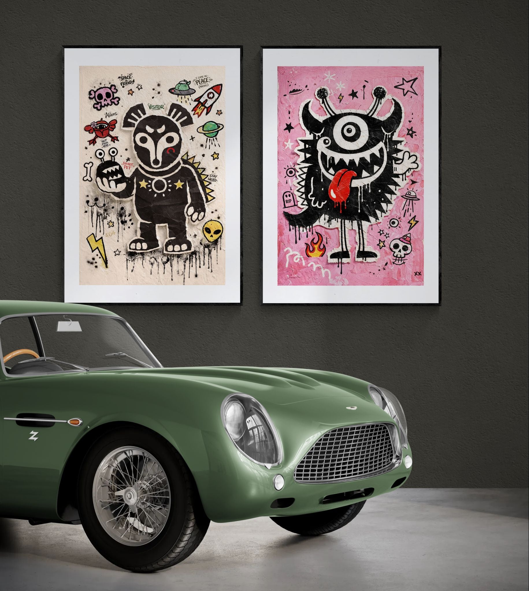 Not From Here, Pop Culture Sci-fi art