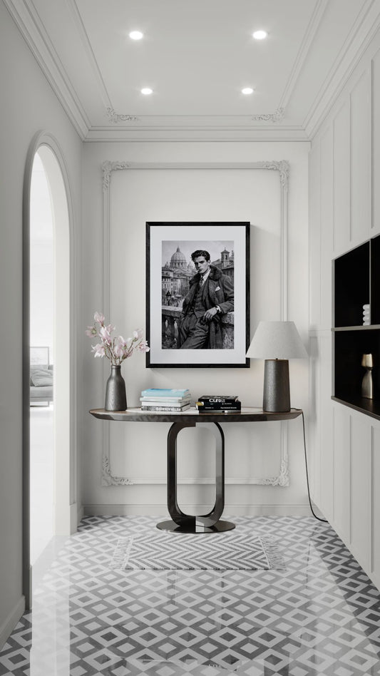 Old World Temperament Museum-Quality Matte Paper Poster - Film Noir