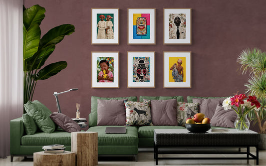 Paramaribo Pilsner Matte Paper Poster Quilt-Inspired - Pop Art Style