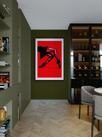 Pointe After Dark High-Contrast Matte Paper Poster - Pop Style