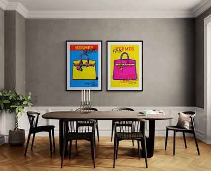 Pop Seeks Attention Pop-Art Poster - Warhol Style