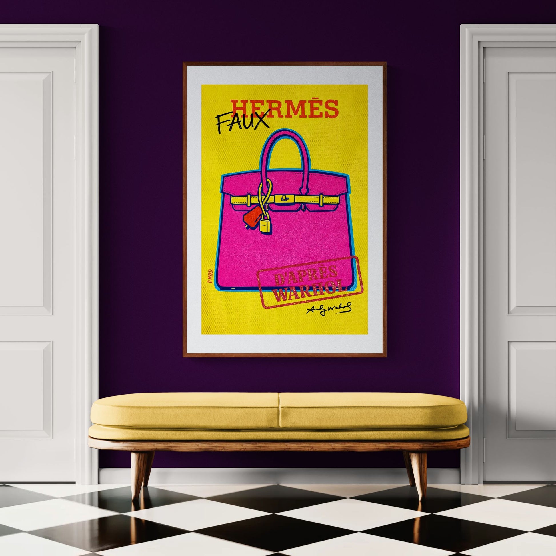 Pop Seeks Attention Pop-Art Poster - Warhol Style
