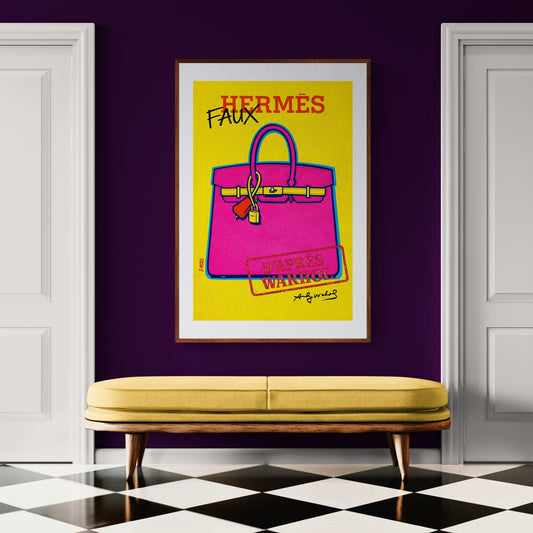 Pop Seeks Attention Pop-Art Poster - Warhol Style