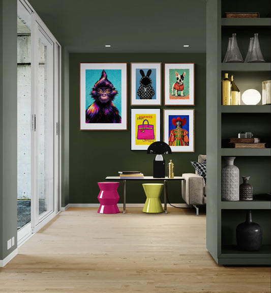 Portrait of Loyalty Pop-Art Matte Paper Poster - Retro Ad Style