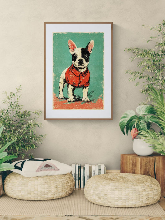 Portrait of Loyalty Pop-Art Matte Paper Poster - Retro Ad Style