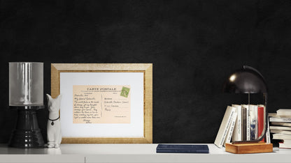 Postcard to Chanel Vintage-Style Matte Paper Poster
