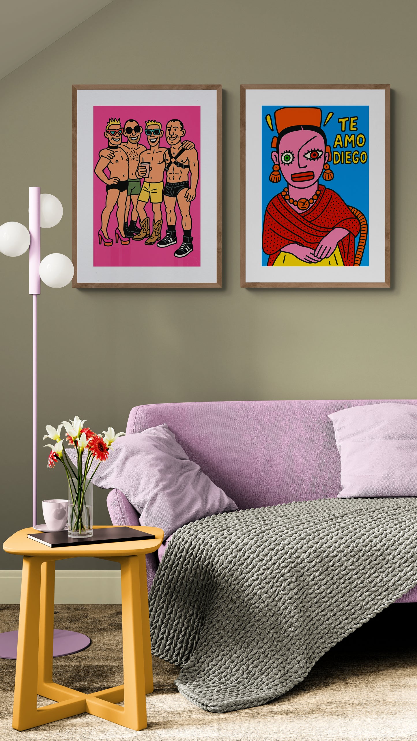 Pride Squad Rainbow Energy Queer-Art Matte Paper Poster - Pop Art