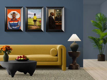 Quiet Reflection Matte Paper Poster Museum-Quality Moody-Figurative