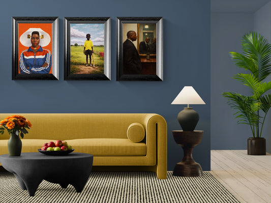 Quiet Reflection Matte Paper Poster Museum-Quality Moody-Figurative