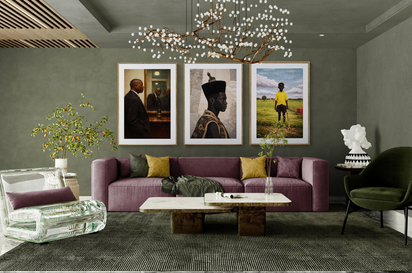 Quiet Reflection Matte Paper Poster Museum-Quality Moody-Figurative