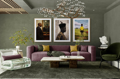 Quiet Reflection Matte Paper Poster Museum-Quality Moody-Figurative