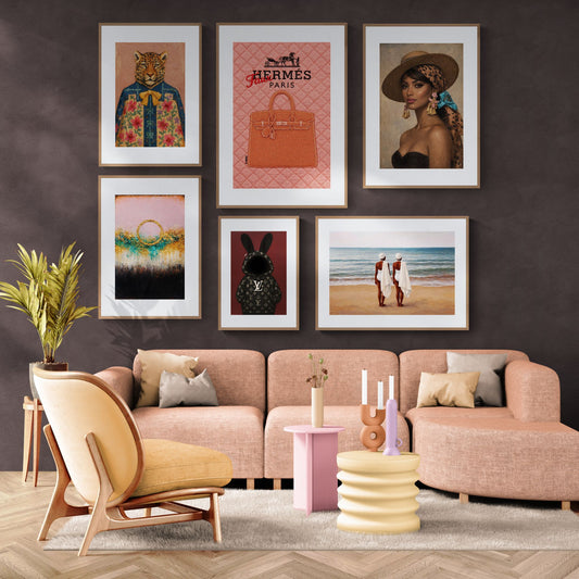 Graceful Retro-Vintage Poster on Matte Paper