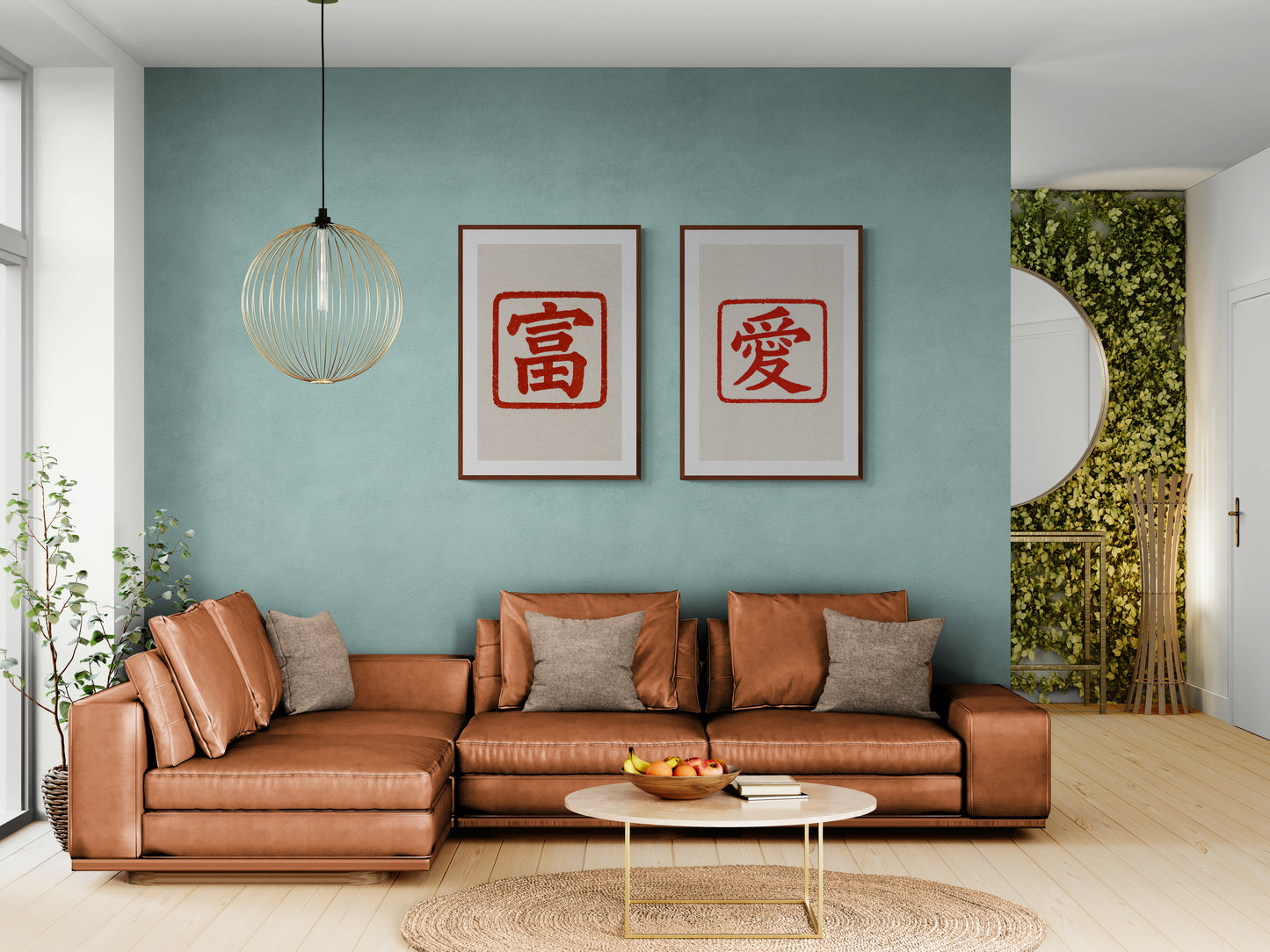 Chinese Love Symbol Matte Paper Poster - Asian-Inspired