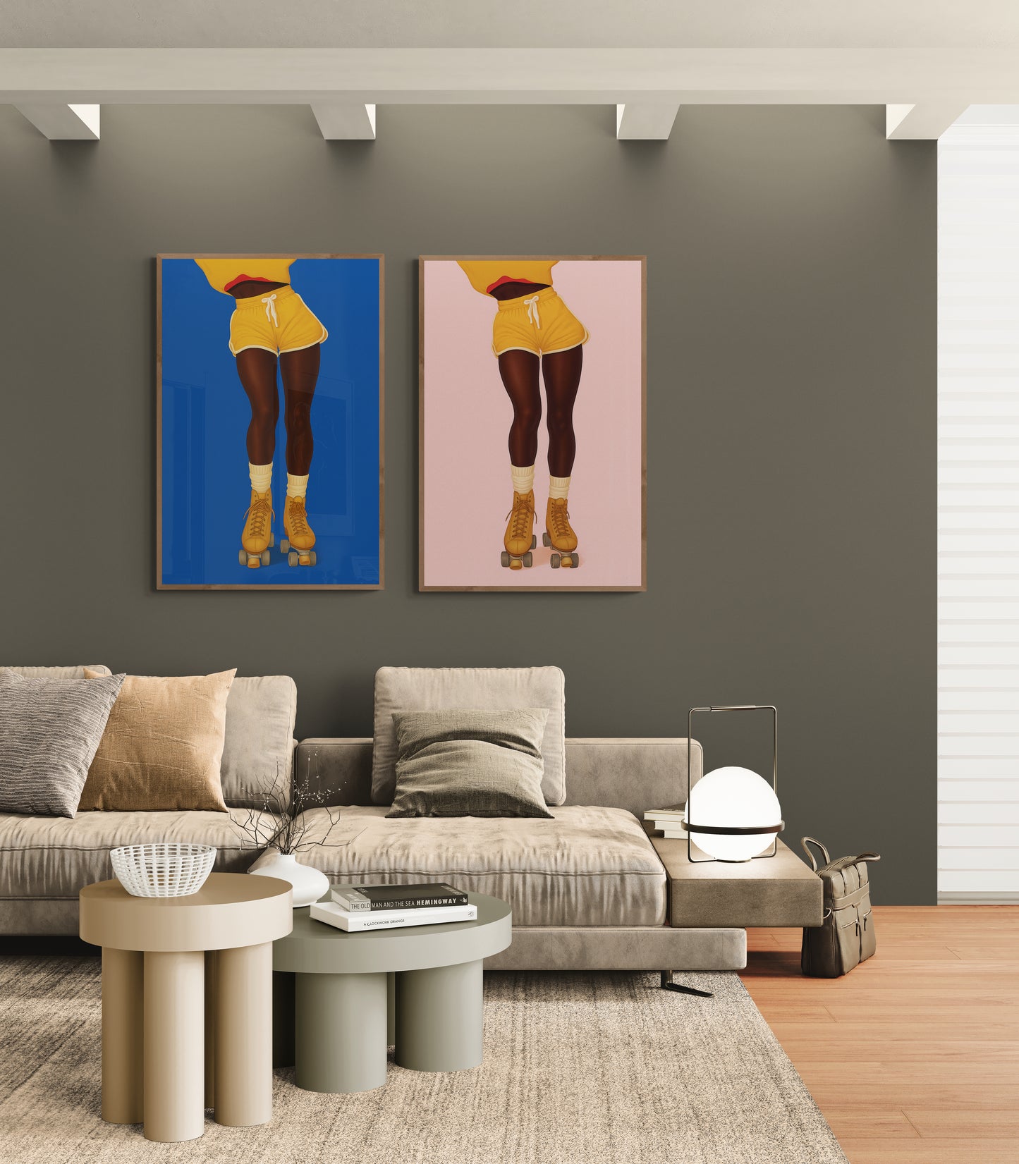 Bold & Rollin’ 80s Style on Wheels Pop-Art Matte Paper Poster