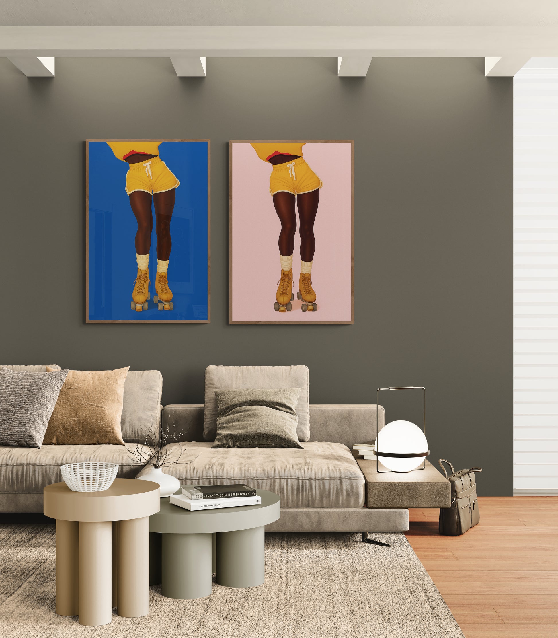Bold & Rollin’ 80s Style on Wheels Pop-Art Matte Paper Poster
