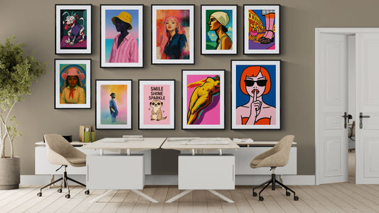 Seaside Stillness Modern-Realism Matte Paper Poster