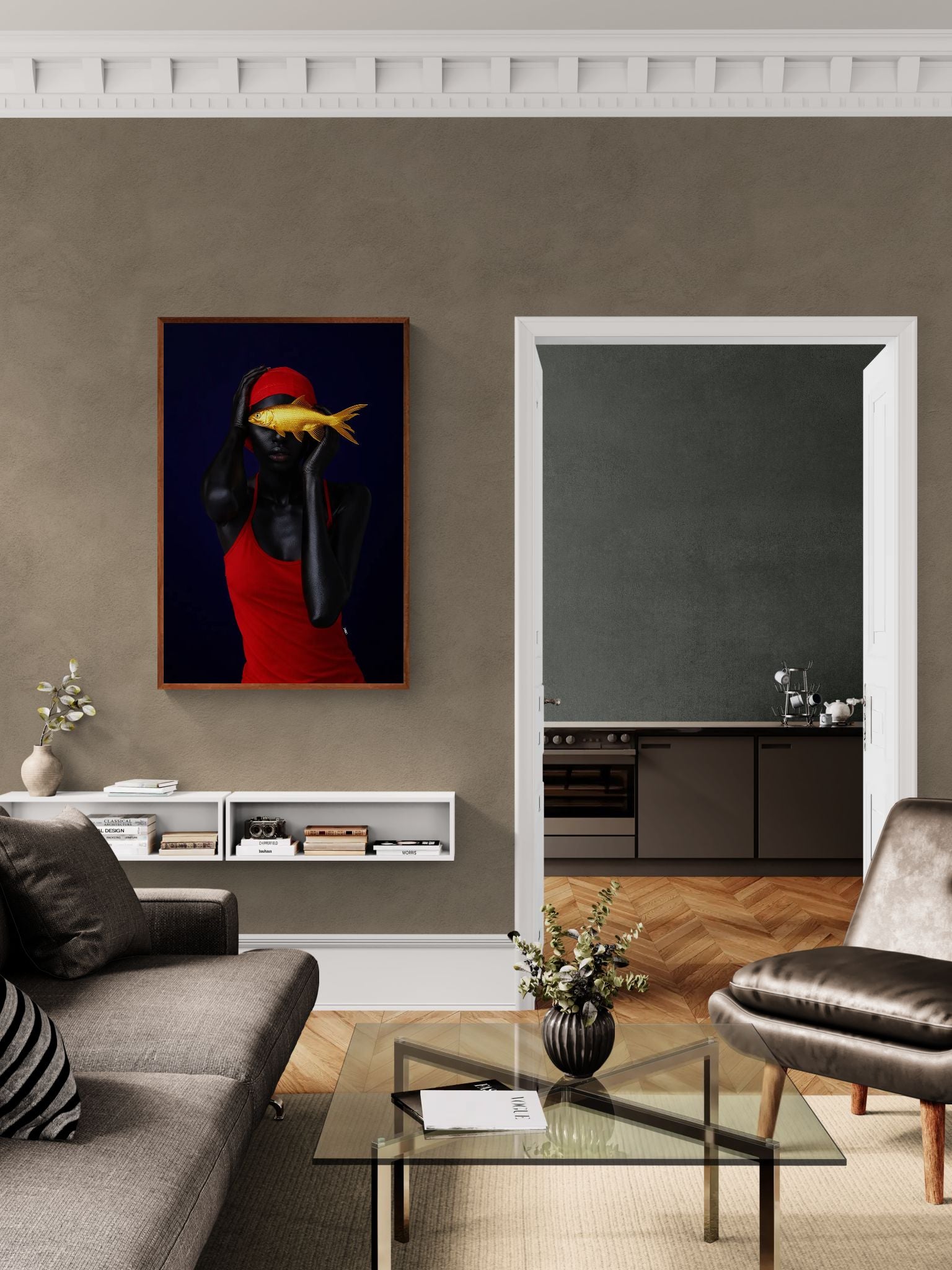 Sight, Interrupted Photoreal-Surreal Matte Paper Poster - Surrealism