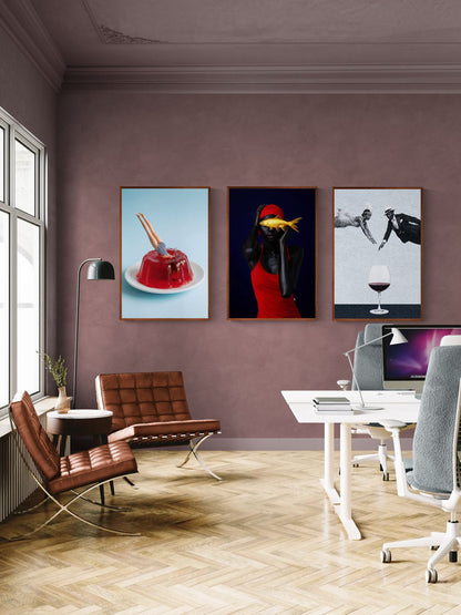 Sight, Interrupted Photoreal-Surreal Matte Paper Poster - Surrealism