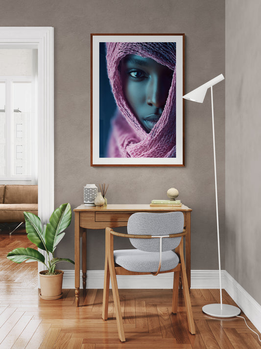 Silent Power Afrocentric Fine-Art Matte Paper Poster