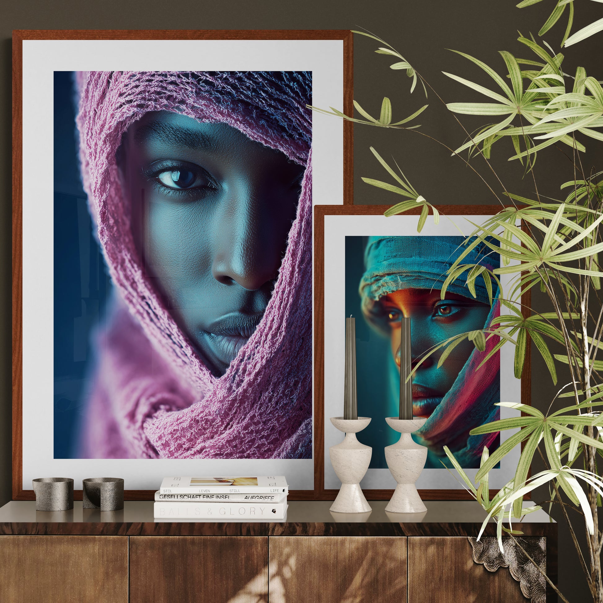 Silent Power Afrocentric Fine-Art Matte Paper Poster