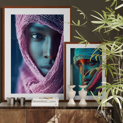 Silent Power Afrocentric Fine-Art Matte Paper Poster