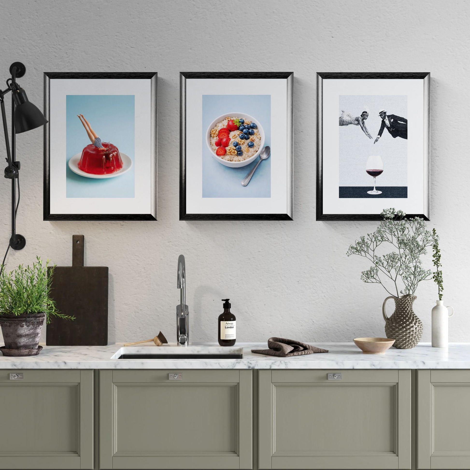 Soft Nourishment Still-Life Matte Paper Poster - Modern Minimalist