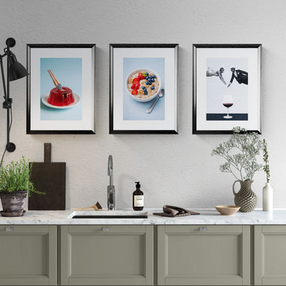 Soft Nourishment Still-Life Matte Paper Poster - Modern Minimalist