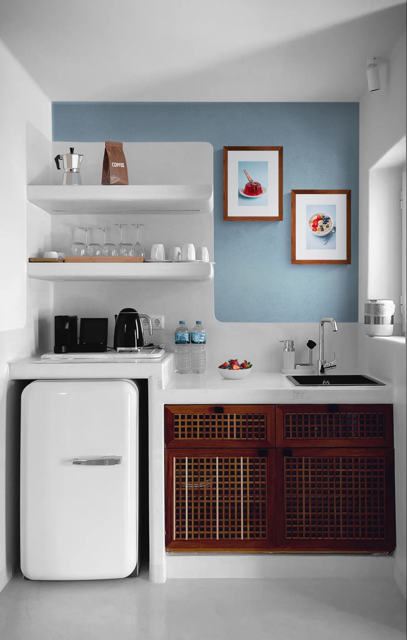 Soft Nourishment Still-Life Matte Paper Poster - Modern Minimalist