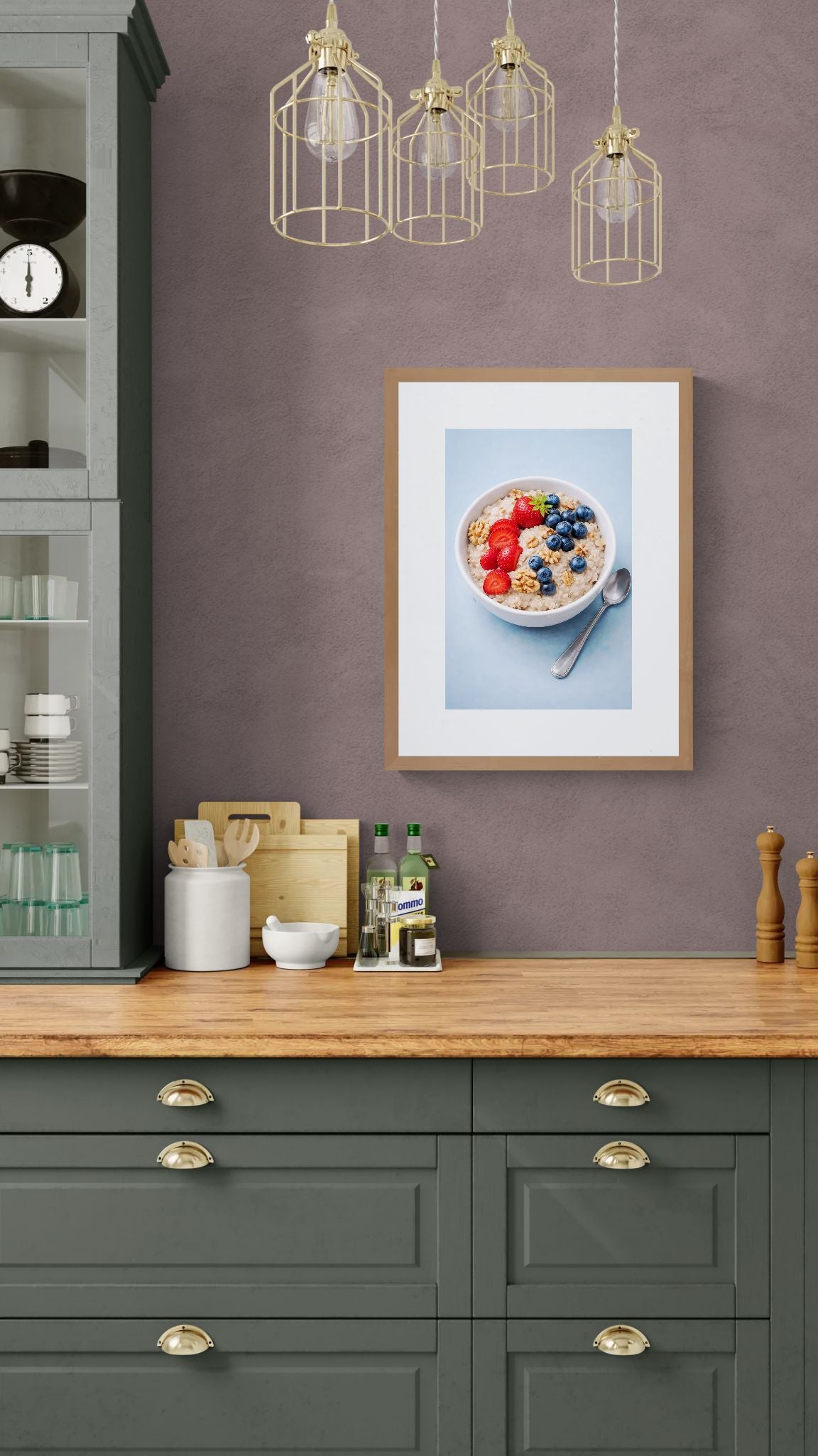 Soft Nourishment Still-Life Matte Paper Poster - Modern Minimalist