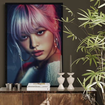 Soft Rebel Matte Paper Poster - Neo-Noir Glam