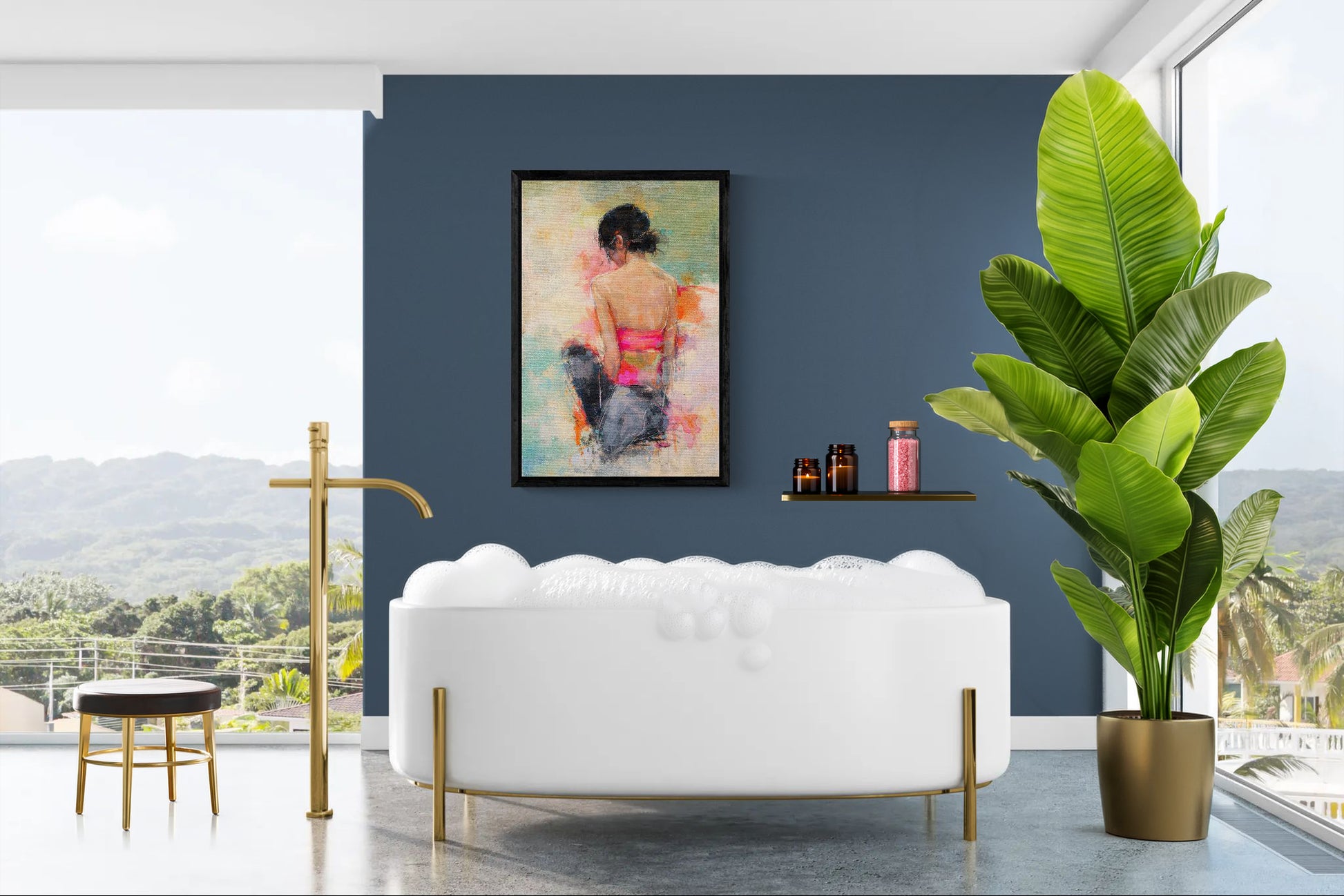 Soft Solitude Impressionist-Style Museum Quality Matte Paper Poster
