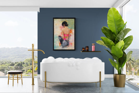Soft Solitude Impressionist-Style Museum Quality Matte Paper Poster