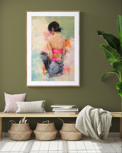 Soft Solitude Impressionist-Style Museum Quality Matte Paper Poster