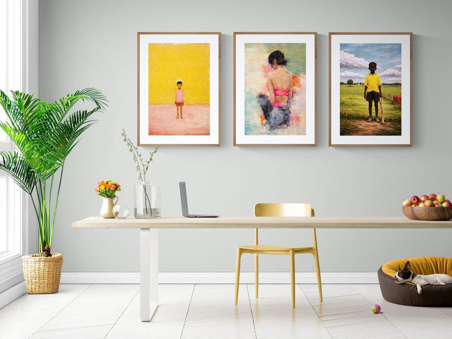 I Am Here Museum Quality Matte Paper Poster Afrocentric-Minimalist
