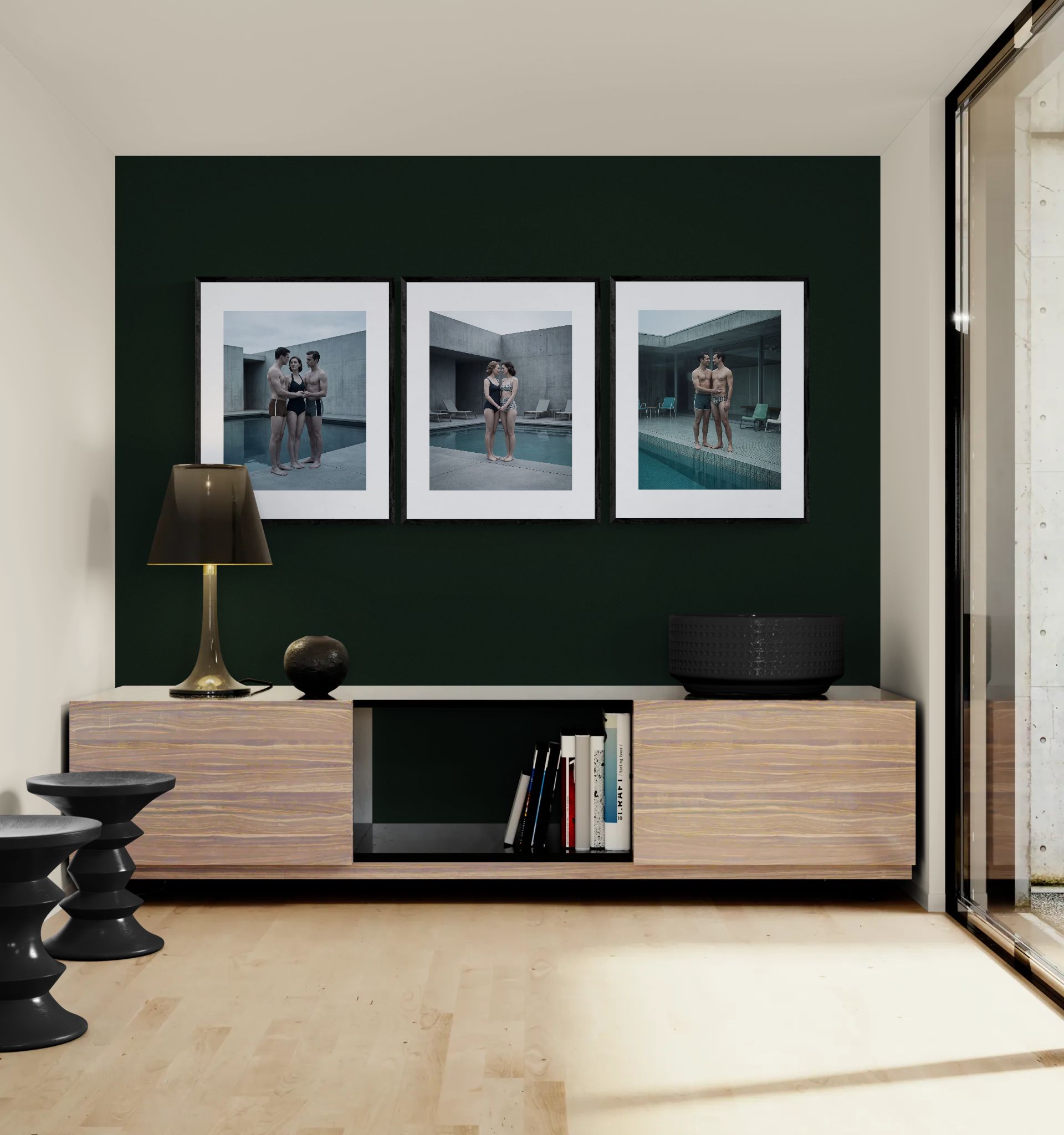 An Intimate Geometry Brutalist-Inspired Matte Paper Poster