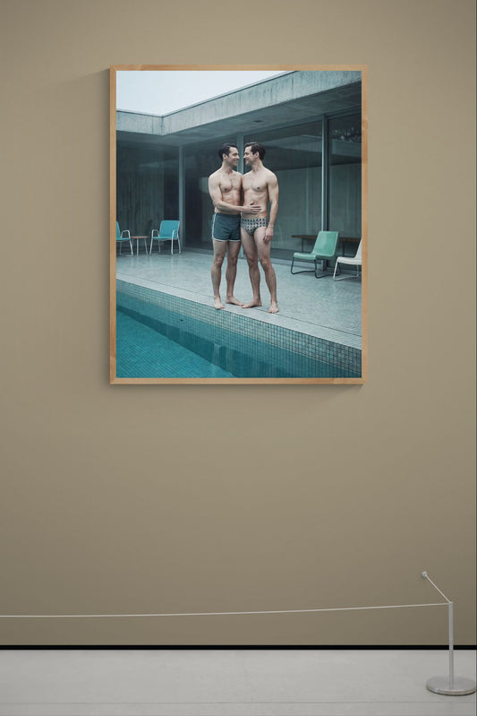 Still, Together Mid-Century Matte Paper Poster - Modernist Style