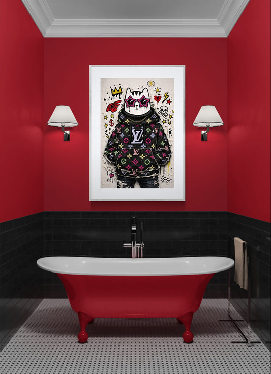Street Royalty Pop-Art Matte Paper Poster - Street Art Style