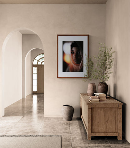 Strength in Silence Cinematic-Minimalist Matte Paper Poster