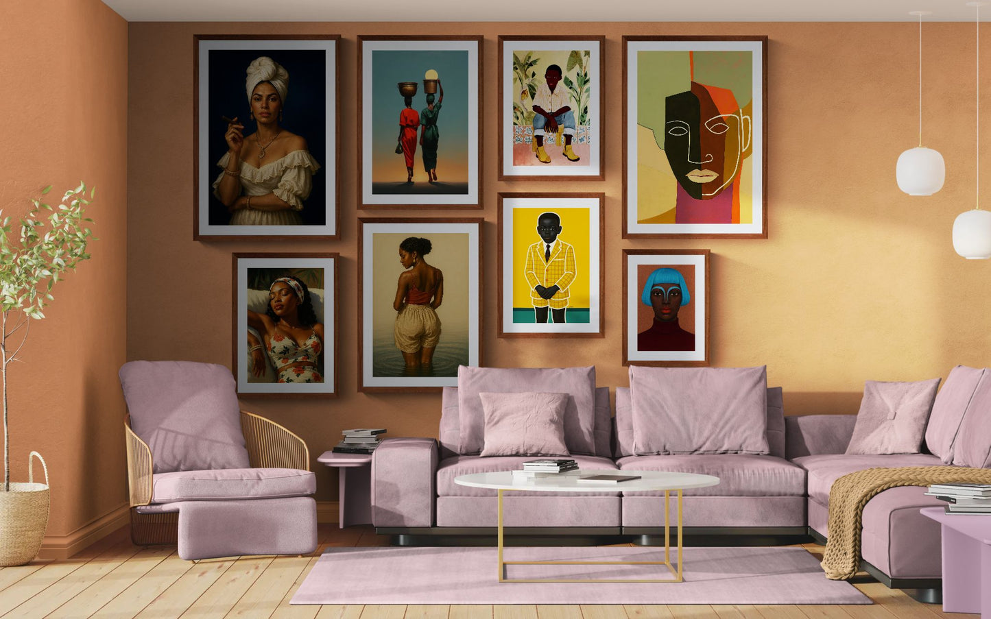 Lady of Havana Vintage-Inspired Matte Paper Poster - Old Master Style