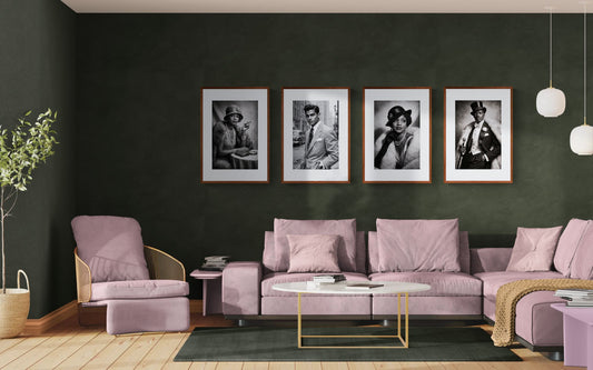 Glamour, Unhurried Art-Deco Matte Paper Poster - Jazz Age