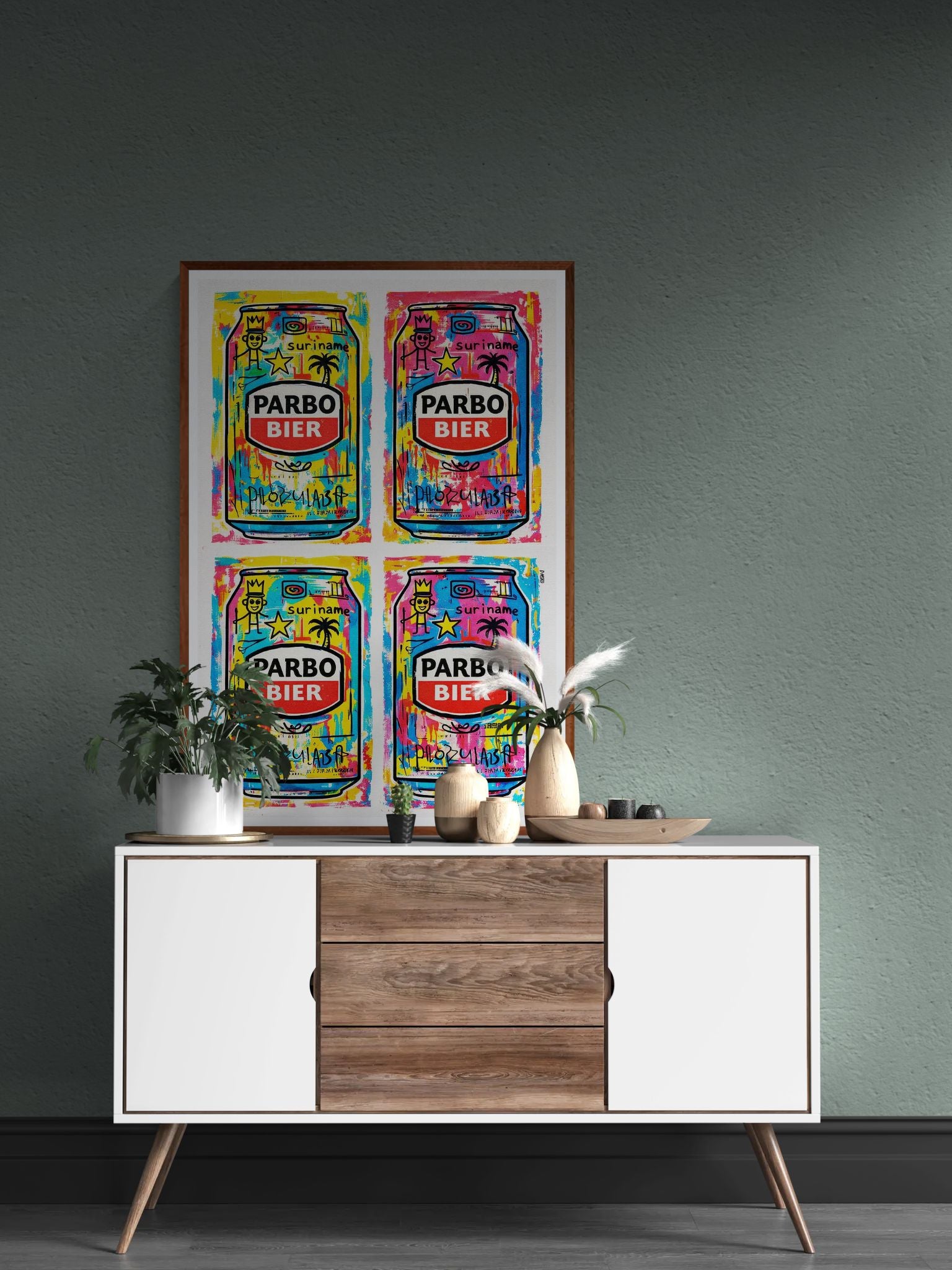 Tastes Like Home Pop-Art Matte Paper Poster - Warhol Style