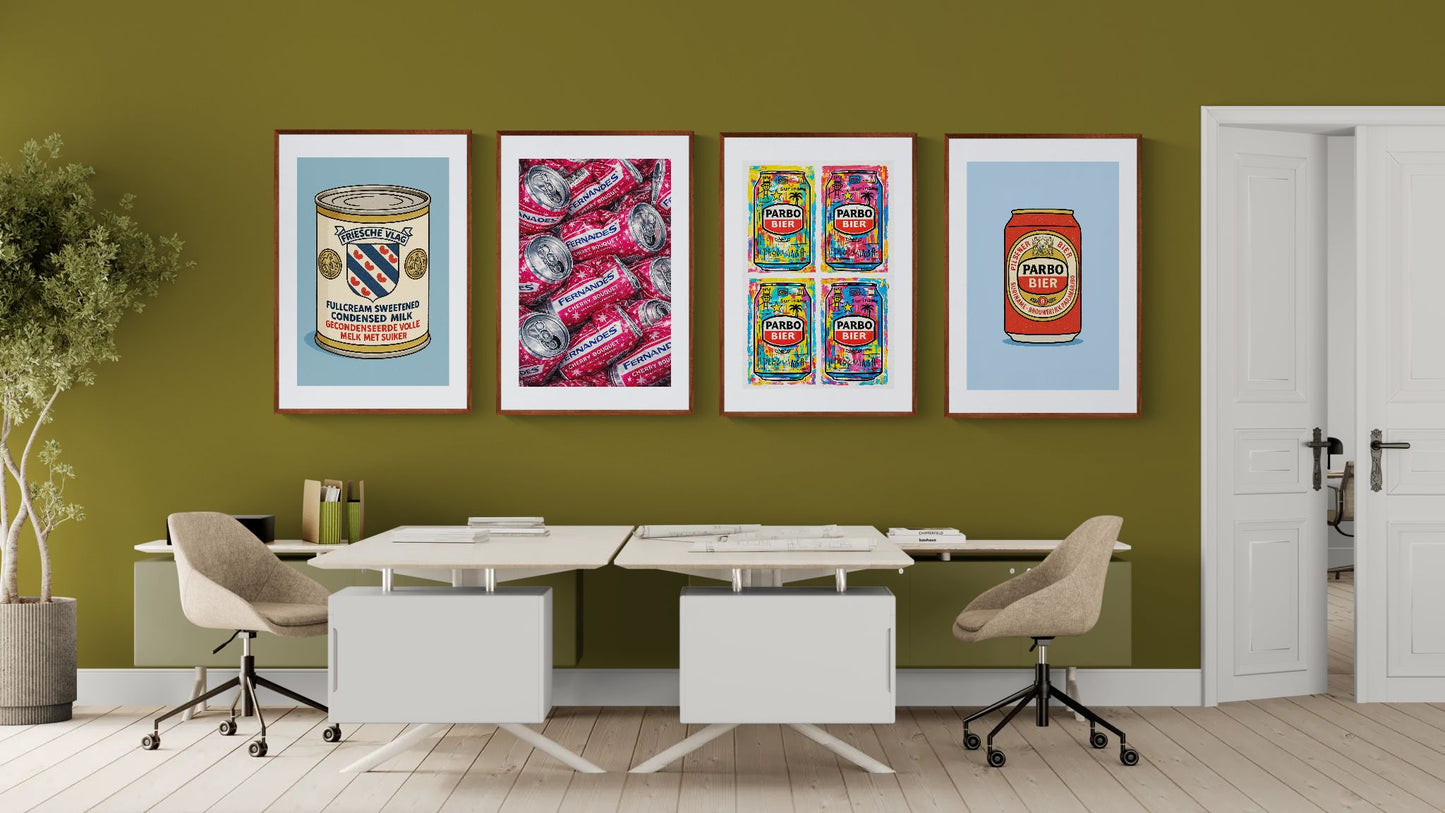 Tastes Like Home Pop-Art Matte Paper Poster - Warhol Style