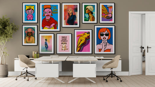 Te Amo Diego Pop-Art Matte Paper Poster - Mexican Folk-Art Style