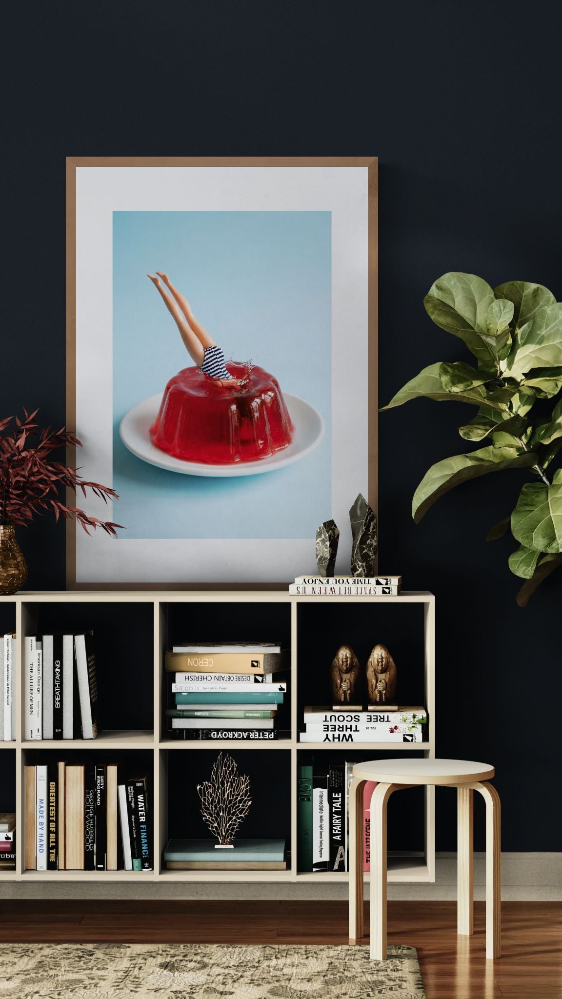 The Art of Vanishing Pop-Surrealist Matte Poster - Magritte Style