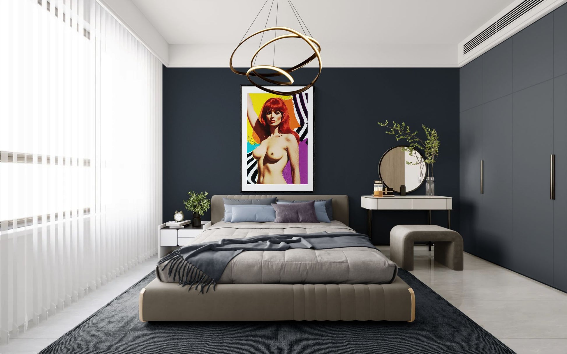 The Body as Form Matte Paper Poster - Pop Art Style