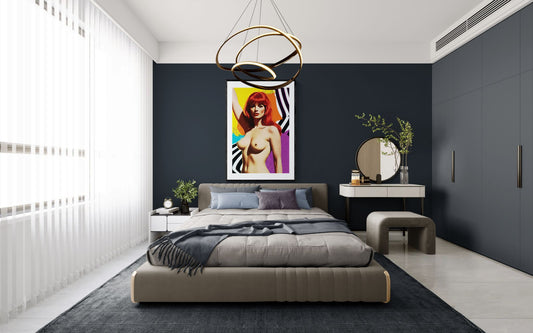 The Body as Form Matte Paper Poster - Pop Art Style