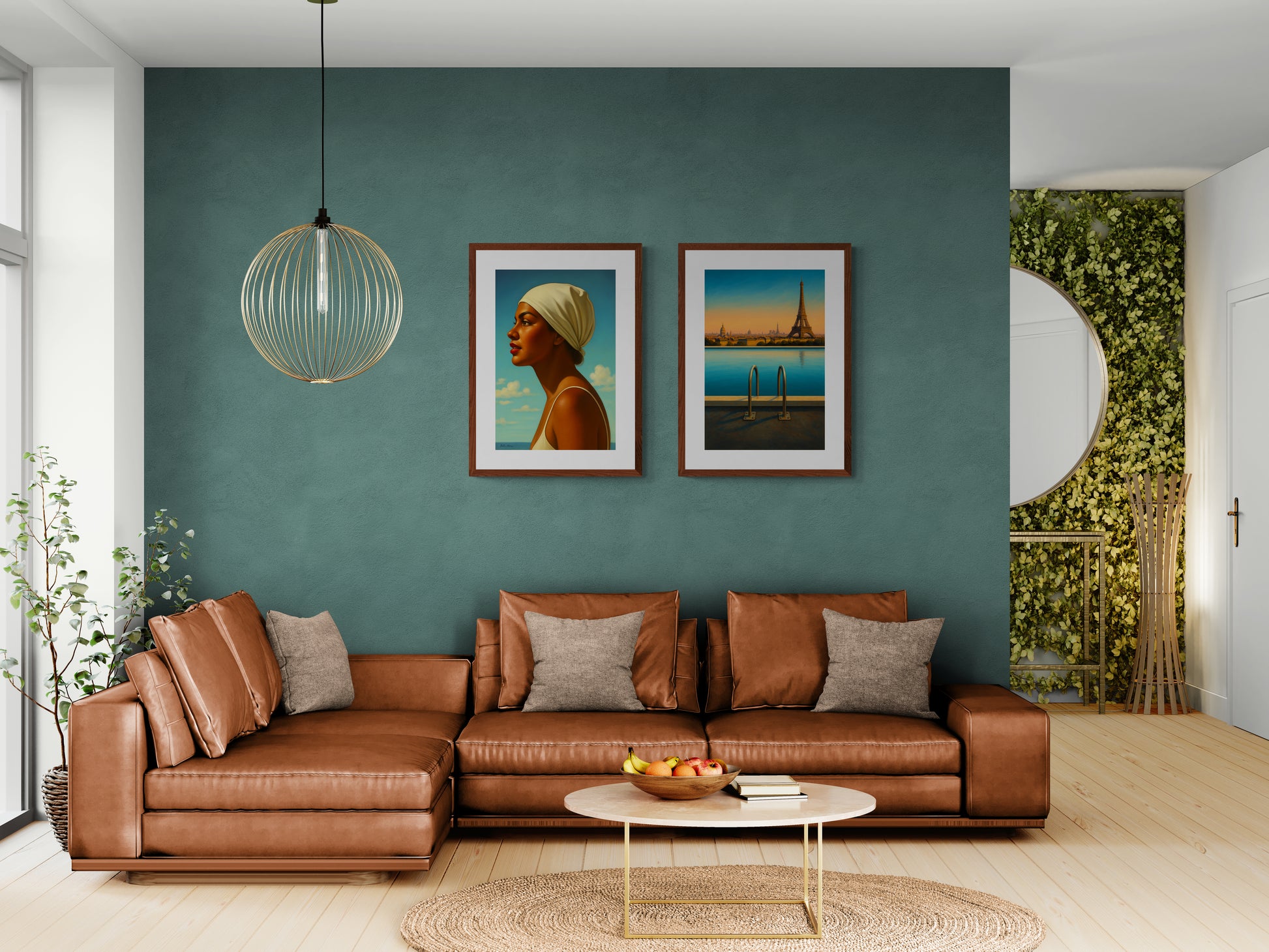 Tranquil Gaze Sunlit Grace Matte Paper Poster Modern Classical