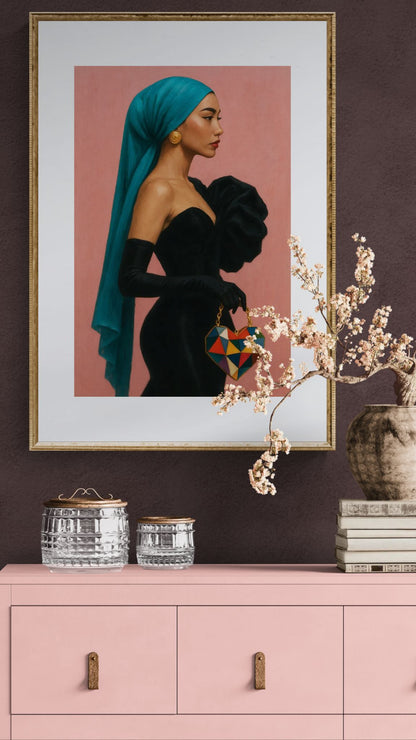 The Carried Heart Fashion-Inspired Matte Paper Poster