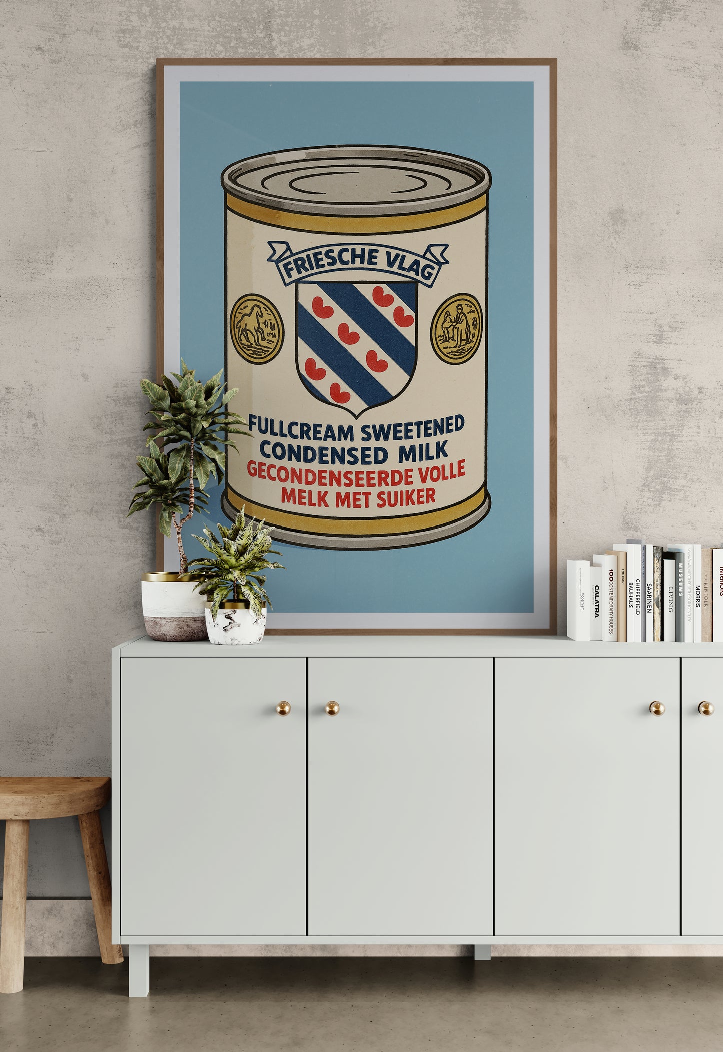 The Classic Can Friese Vlag Matte Paper Poster - Pop Art