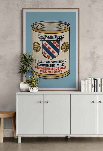 The Classic Can Friese Vlag Matte Paper Poster - Pop Art